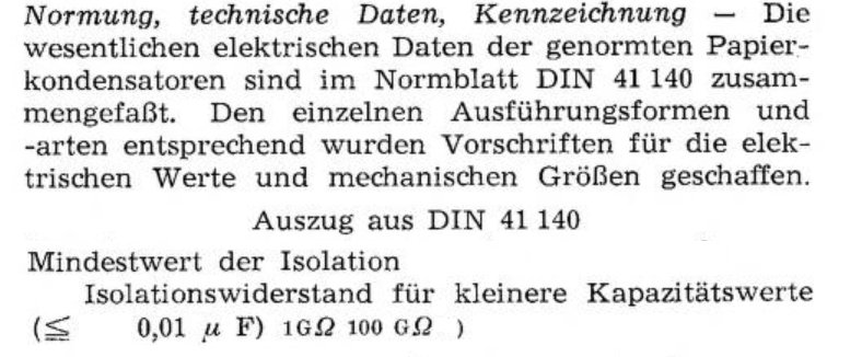 Edi`s Seite für historische Rundfunktechnik - Papier- und Kunststoff-  Kondensatoren KOWEG = VEB Kondensatorenwerk Görlitz = RFT905 VEB